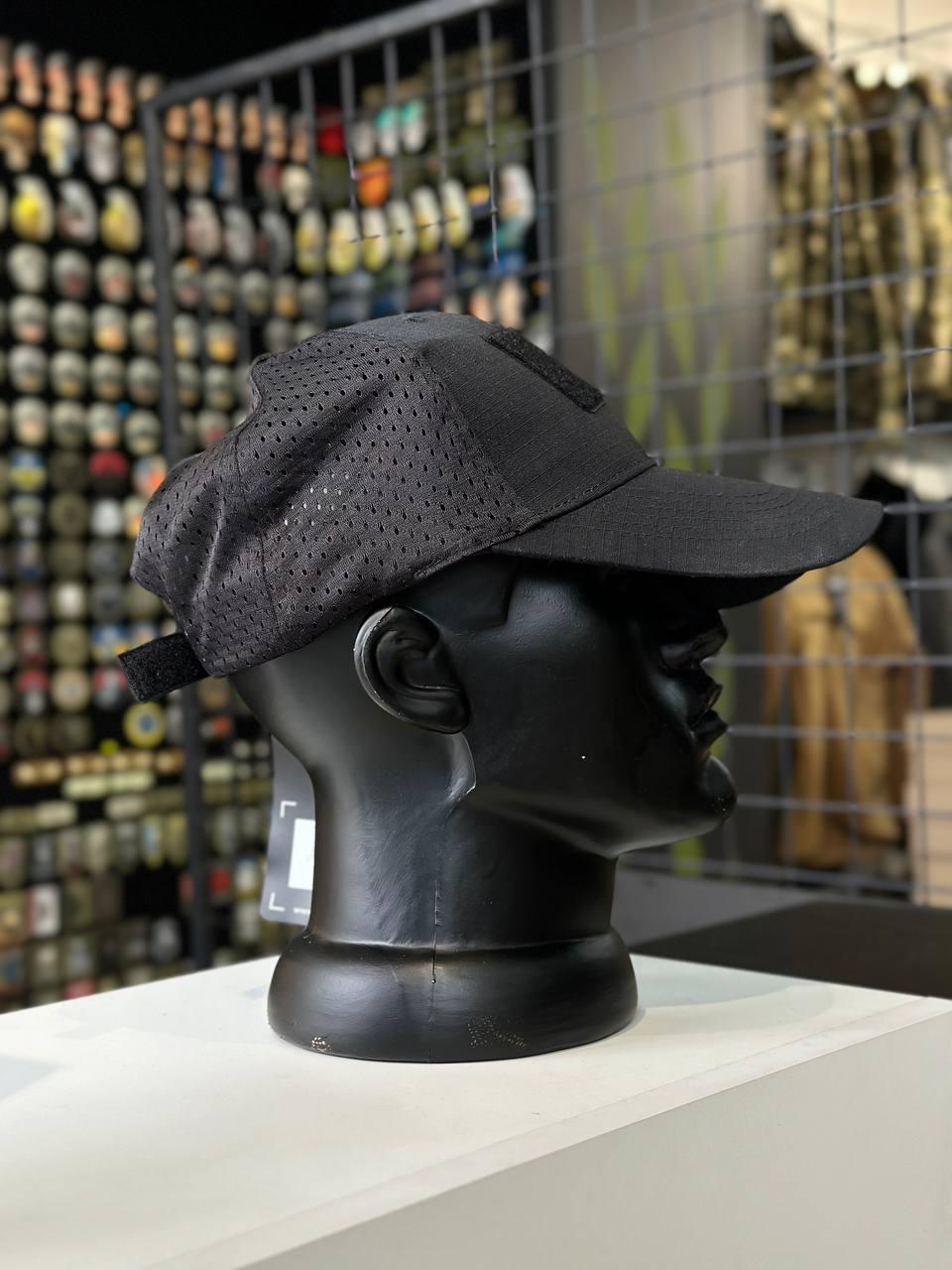 КЕПКА БЕЙСБОЛКА З СІТЧАСТОЮ ВСТАВКОЮ "MIL-TEC" Black