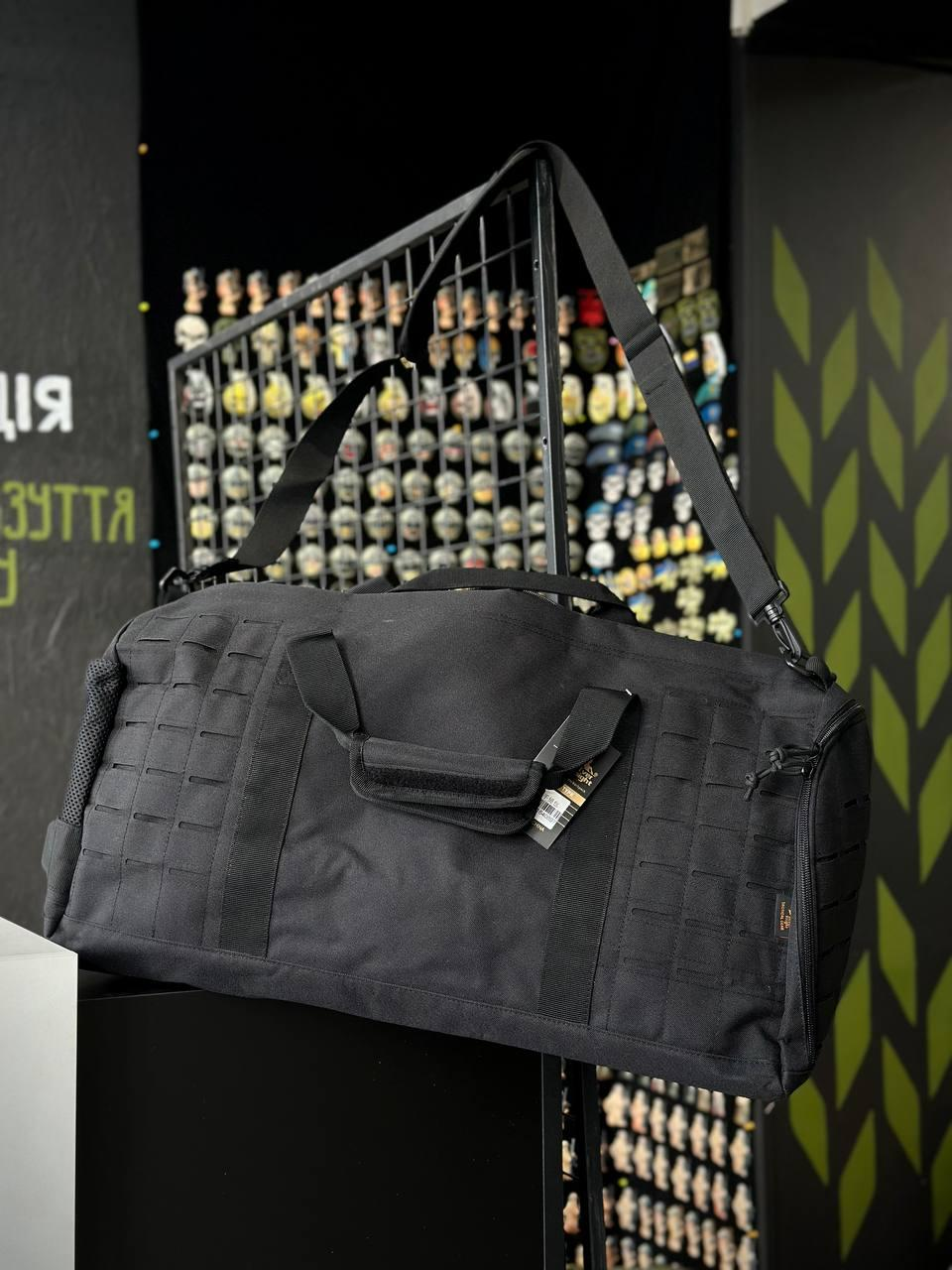 Сумка тактична Тренувальна 40 л Чорна 4.5.0.