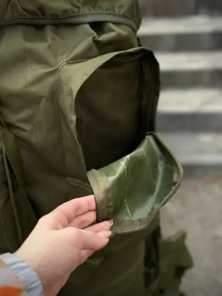 Рюкзак олива тактичний Каркасний 120 Алюмінієва рама
