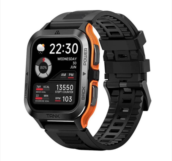 Спортивний Розумний Годинник Kospet Tank M2 Orange + Спортивні Режими, Водозахист, Дзвінки 1077-0249