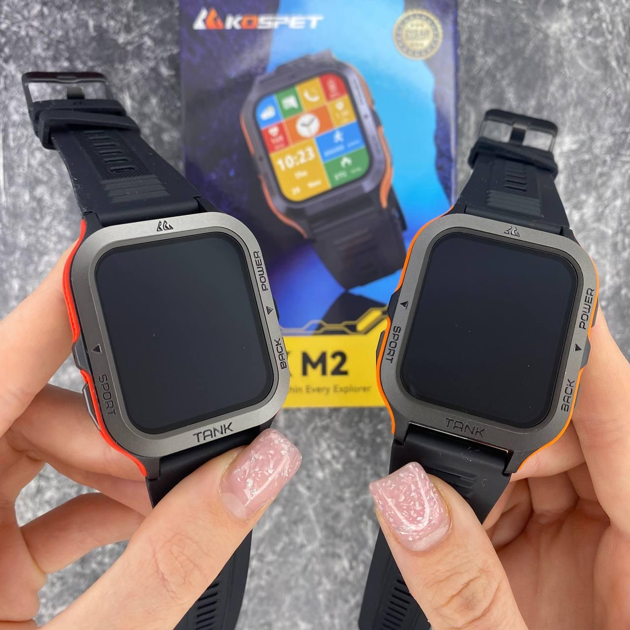 Спортивний Розумний Годинник Kospet Tank M2 Orange + Спортивні Режими, Водозахист, Дзвінки 1077-0249
