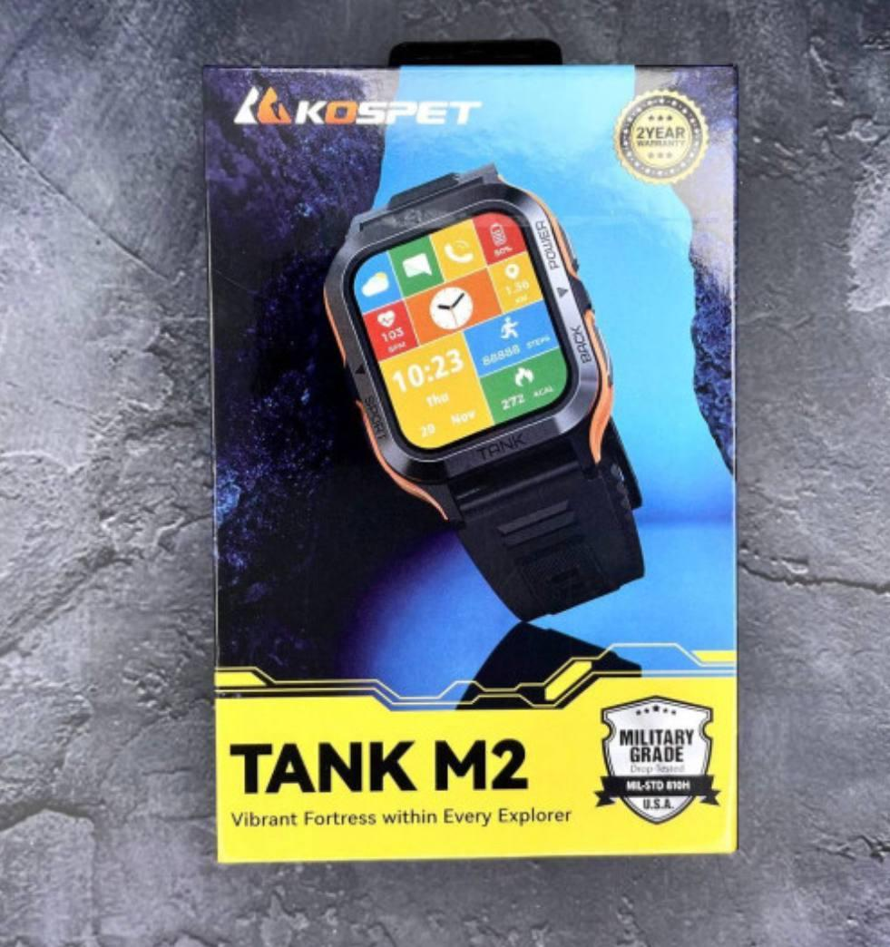 Спортивний Розумний Годинник Kospet Tank M2 Orange + Спортивні Режими, Водозахист, Дзвінки 1077-0249