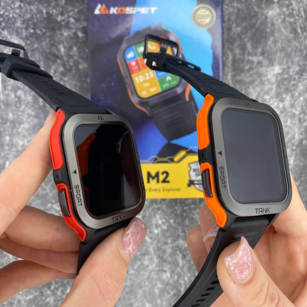 Спортивний Розумний Годинник Kospet Tank M2 Orange + Спортивні Режими, Водозахист, Дзвінки 1077-0249