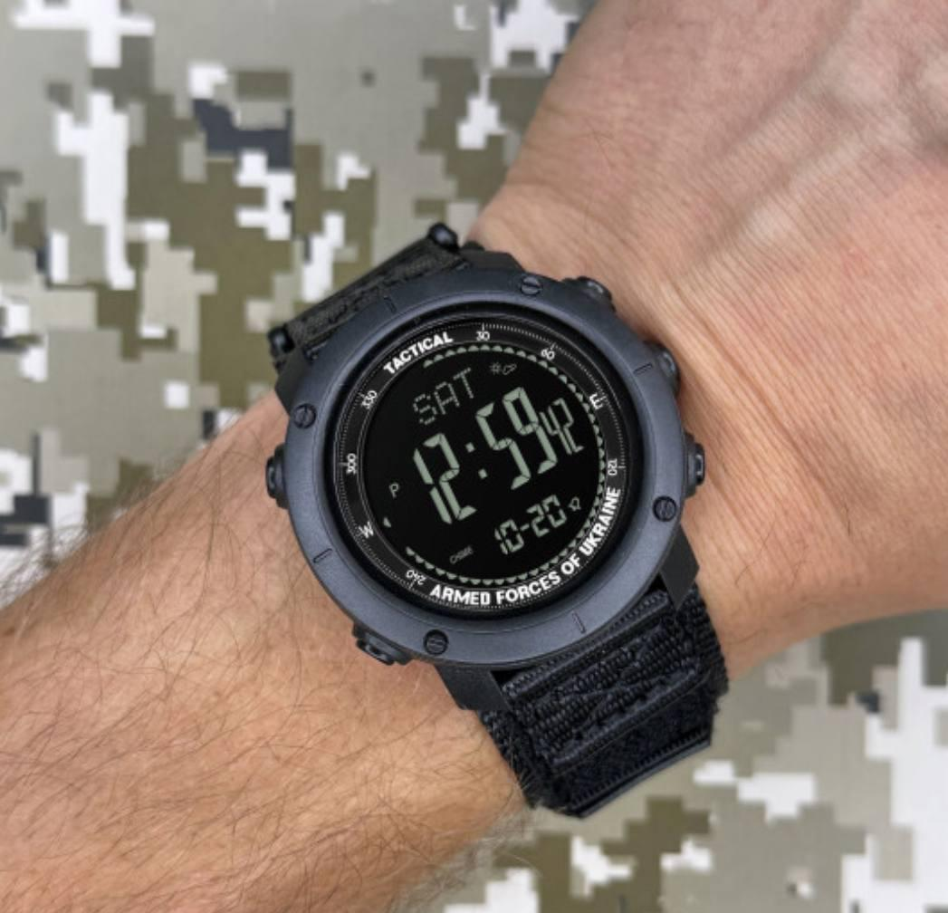 Чоловічий годинник Awarder 036 Nylon Tactic All Black 1202-0105