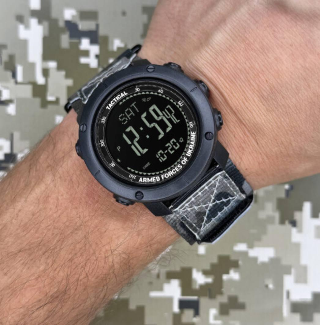 Чоловічий годинник Awarder 036 Nylon Pro Black-Camo Green 1202-0104