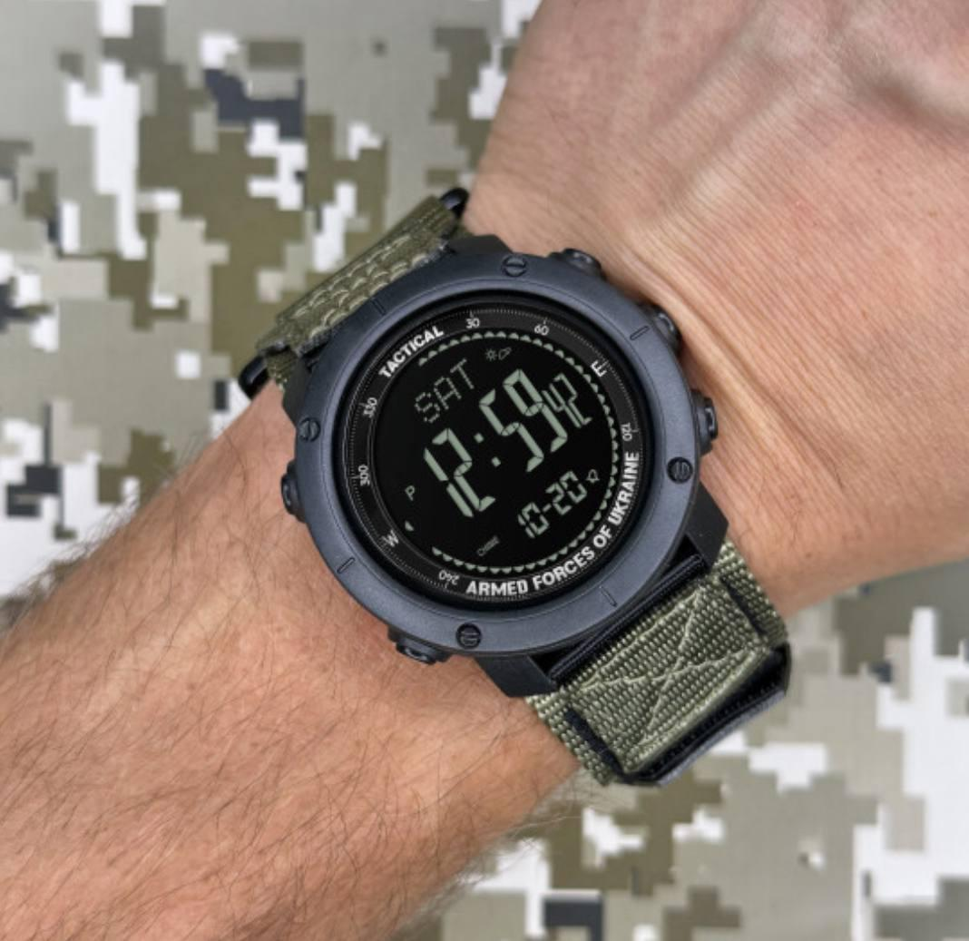 Чоловічий годинник Awarder 036 Nylon Pro Black-Army Green 1202-0102