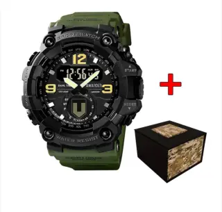 Чоловічий тактичний годинник Awarder 004 ТРО Army Green-Black 1202-0152