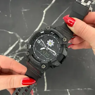 Годинник наручний Awarder 001 Поліція All Black 1202-0132