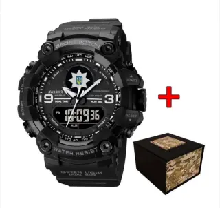 Годинник наручний Awarder 001 Поліція All Black 1202-0132