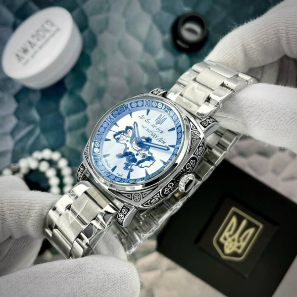Годинник Awarder 021-3D Де би не був Silver-White Steel