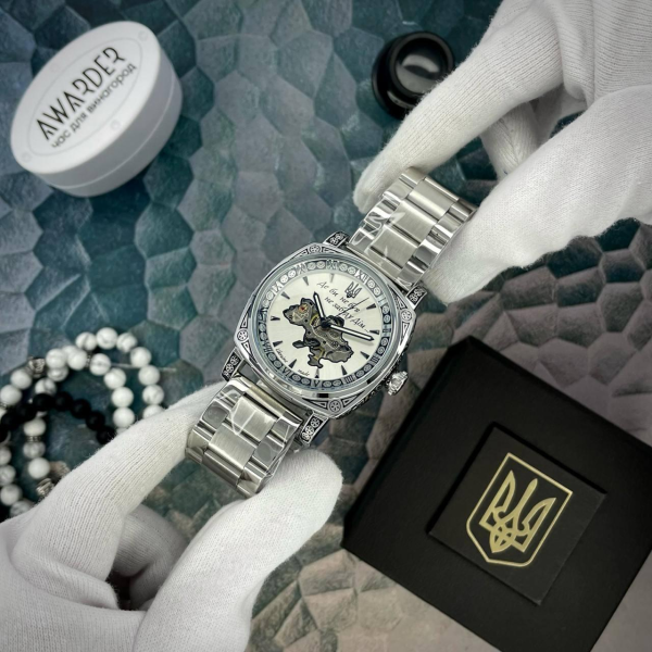 Годинник Awarder 021-3D Де би не був Silver-White Steel