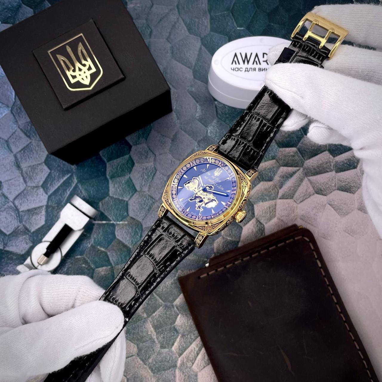 Годинник Awarder 021-3D Де б не був Gold-Black 🔥 Модель: 1202-0187 - Фото 6