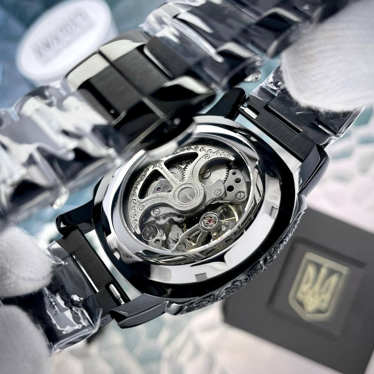 Годинник Awarder 021-3D Де би не був Black-White Steel 🔥 Модель: 1202-0192