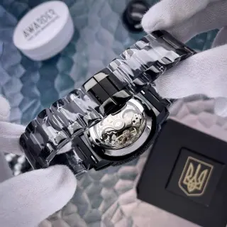 Годинник Awarder 021-3D Де би не був Black-White Steel 🔥 Модель: 1202-0192