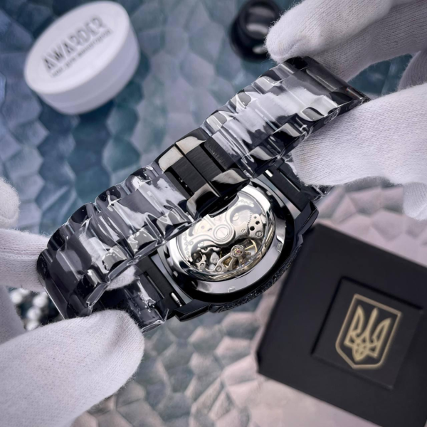 Годинник Awarder 021-3D Де би не був Black-White Steel 🔥 Модель: 1202-0192