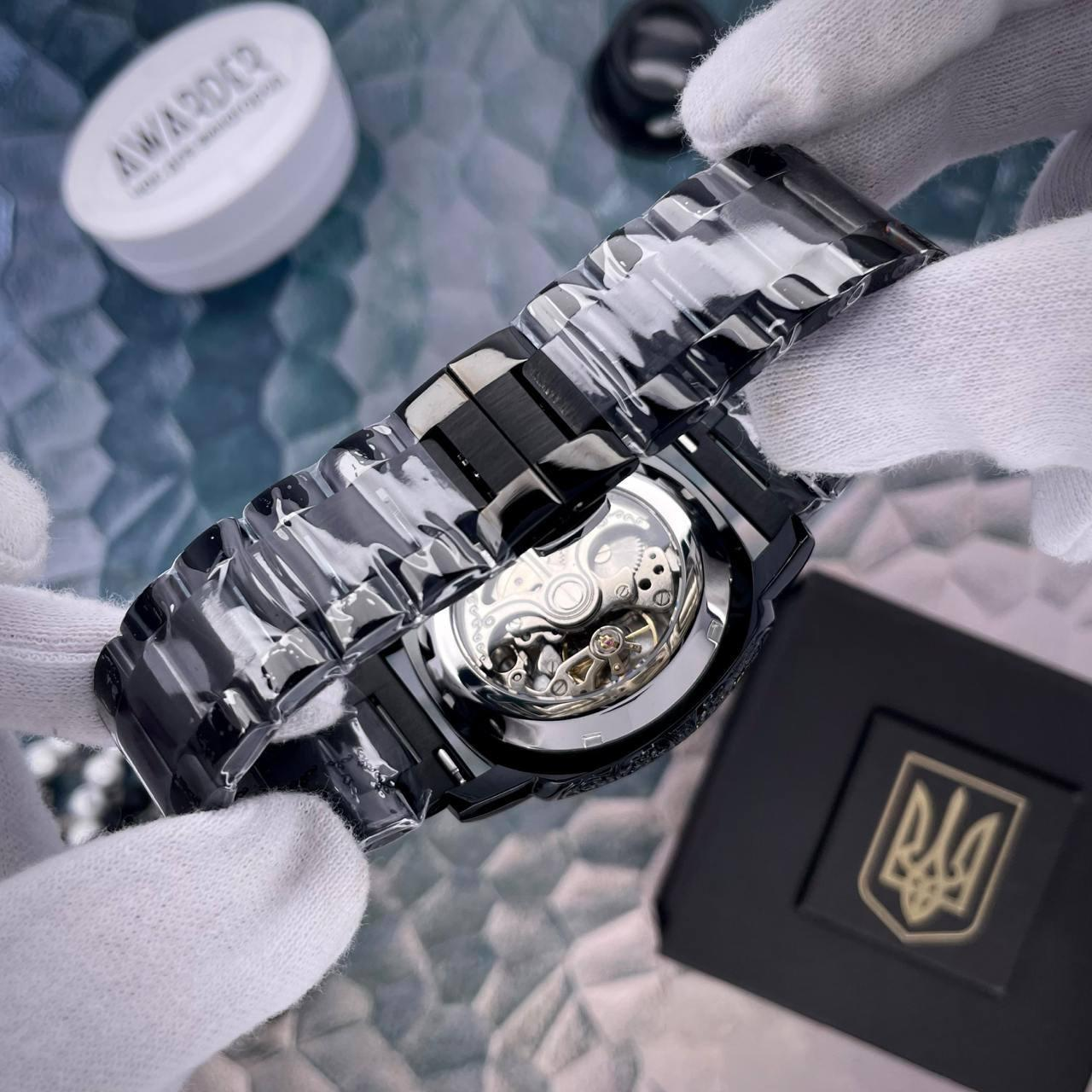 Годинник Awarder 021-3D Де би не був Black-White Steel 🔥 Модель: 1202-0192