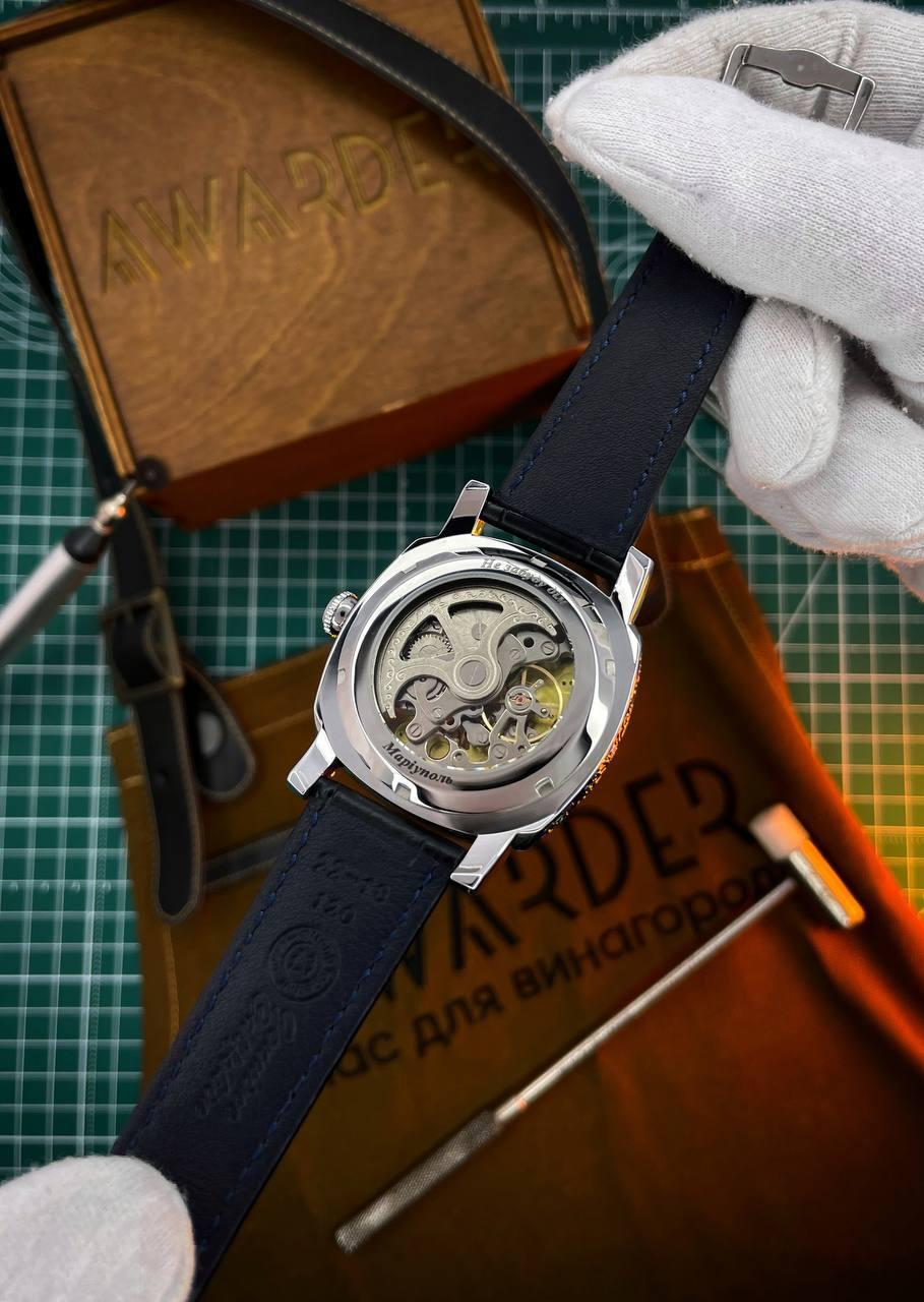 Чоловічий годинник Awarder 021-3D Де би не був Silver-Black Модель: 1202-0207