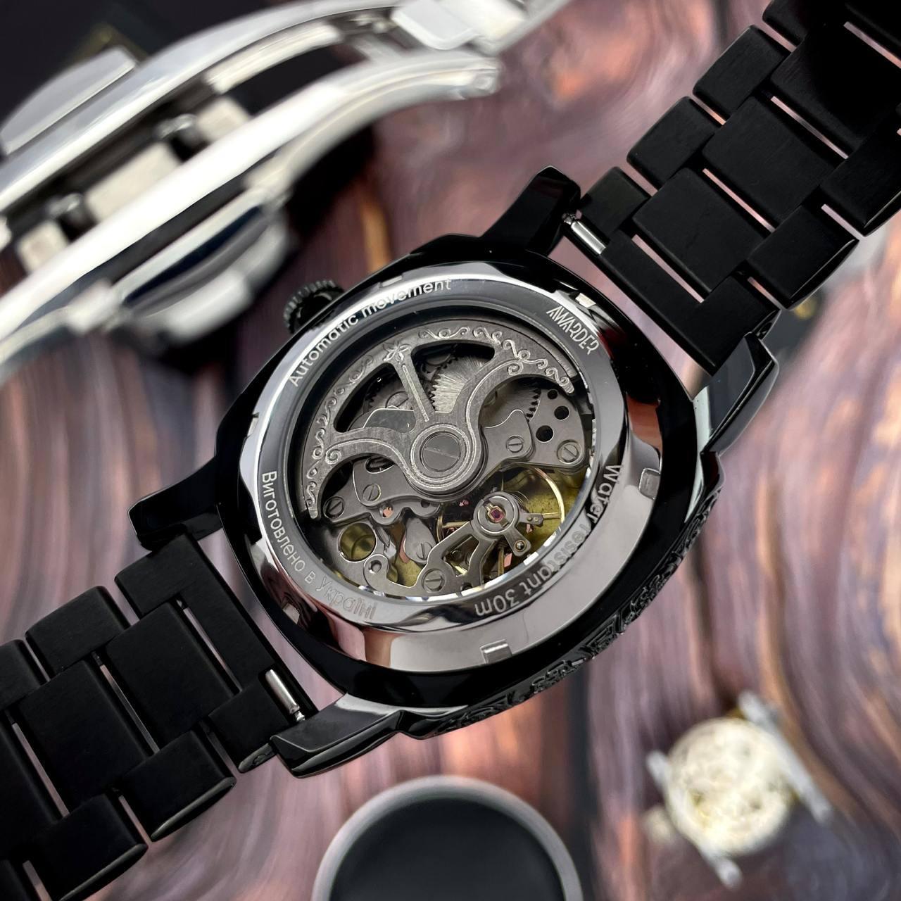 Годинник Awarder 021-3D Де би не був All Black Steel 🔥 Модель: 1202-0191 - Фото 7