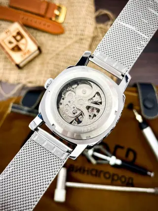 Чоловічий годинник Awarder 021 Де би не був Silver Mesh Модель : 1202-0141