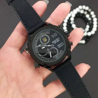 Годинник наручний Awarder 017 Тризуб золото All Black 1202-0123