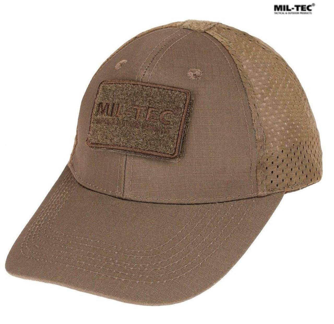 Бейсболка MIL-TEC Net Baseball Cap Coyoteз сіткою