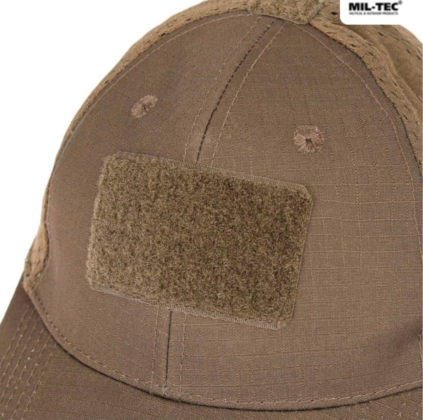 Бейсболка MIL-TEC Net Baseball Cap Coyoteз сіткою