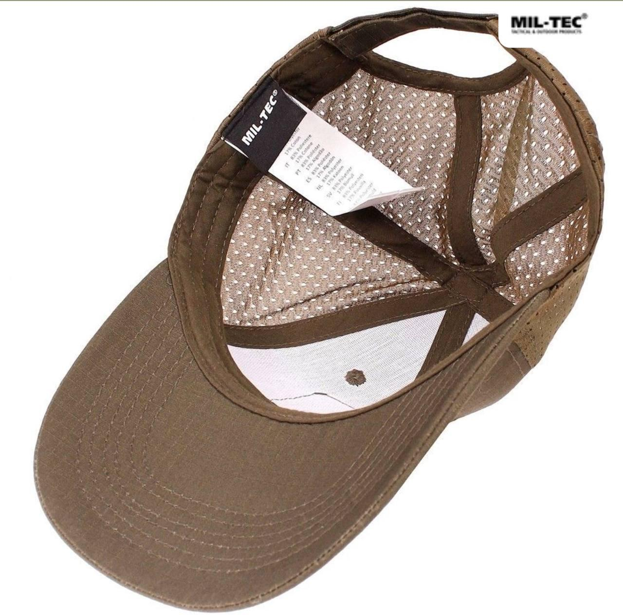 Бейсболка MIL-TEC Net Baseball Cap Coyoteз сіткою