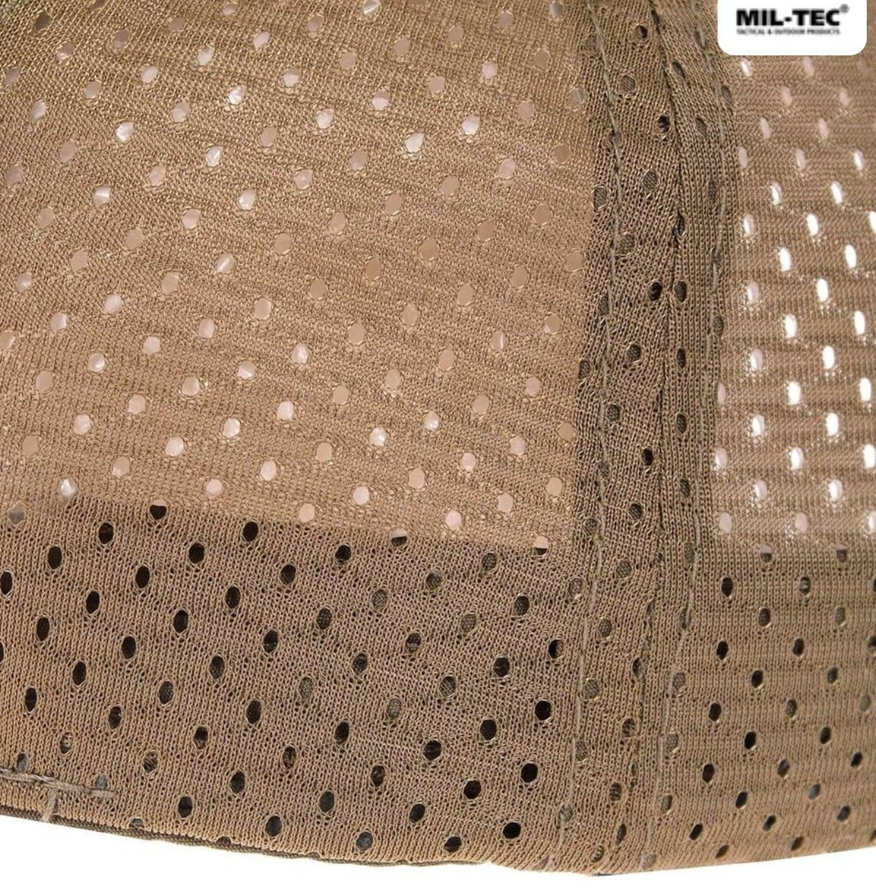 Бейсболка MIL-TEC Net Baseball Cap Coyoteз сіткою