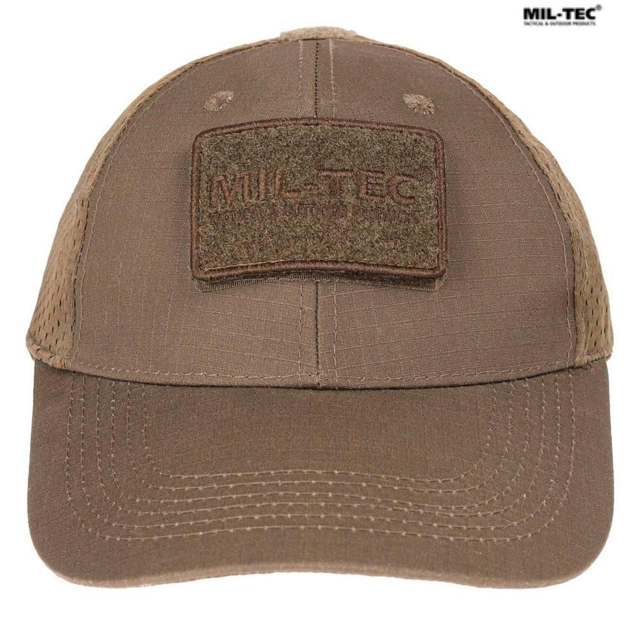 Бейсболка MIL-TEC Net Baseball Cap Coyoteз сіткою