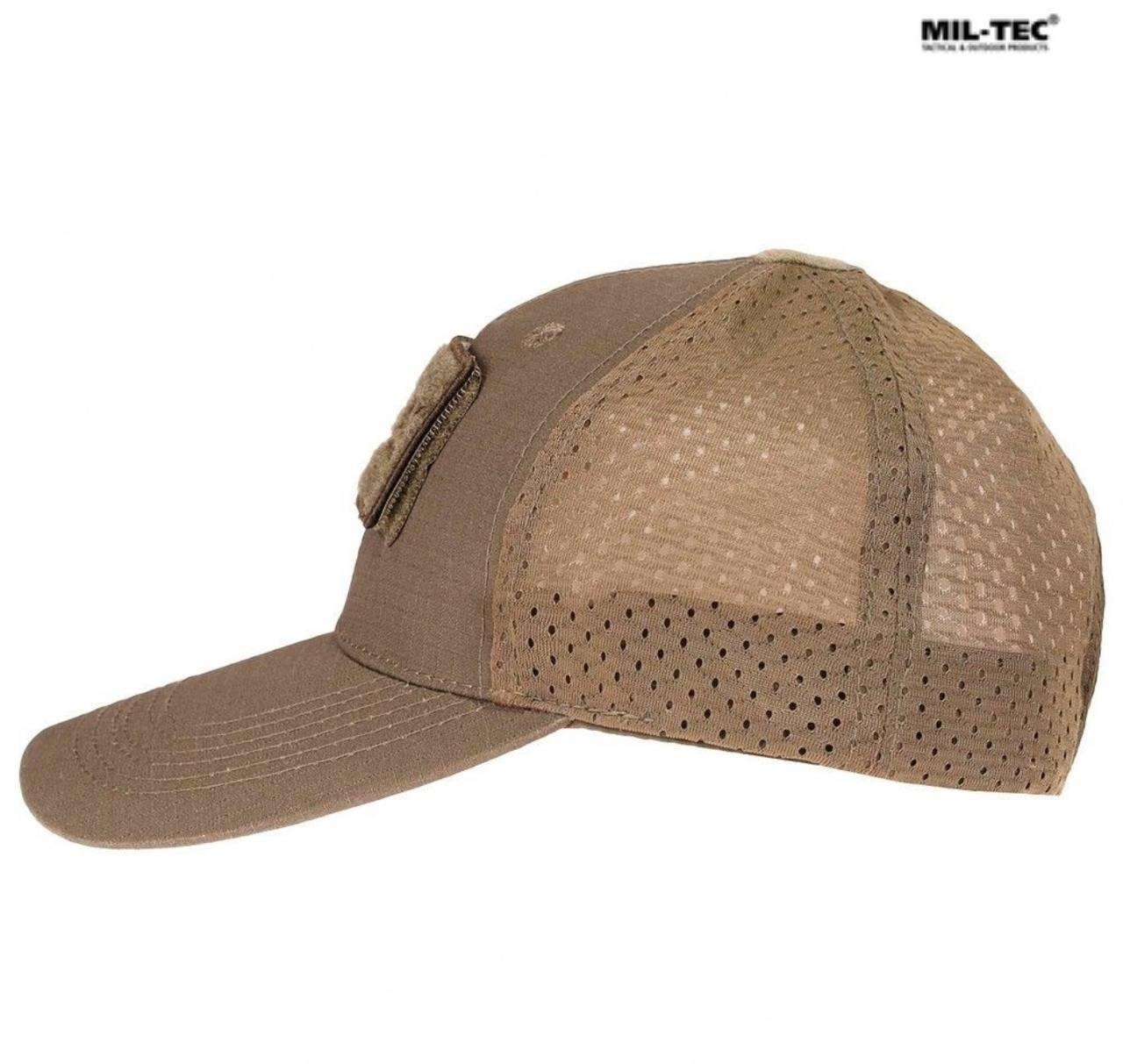 Бейсболка MIL-TEC Net Baseball Cap Coyoteз сіткою