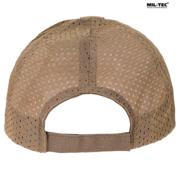 Бейсболка MIL-TEC Net Baseball Cap Coyoteз сіткою