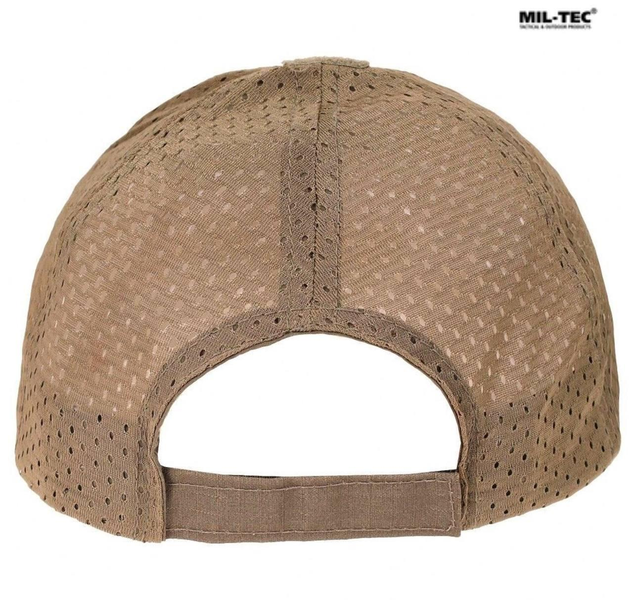 Бейсболка MIL-TEC Net Baseball Cap Coyoteз сіткою