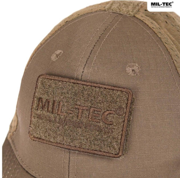 Бейсболка MIL-TEC Net Baseball Cap Coyoteз сіткою
