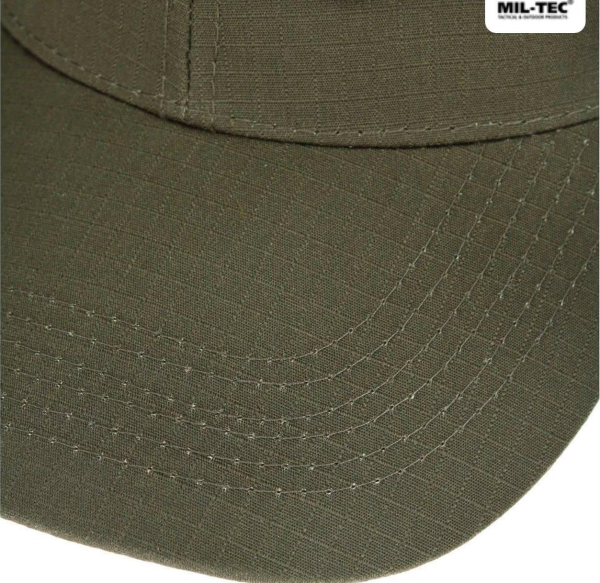 Бейсболка MIL-TEC Net Baseball Cap Olive з сіткою