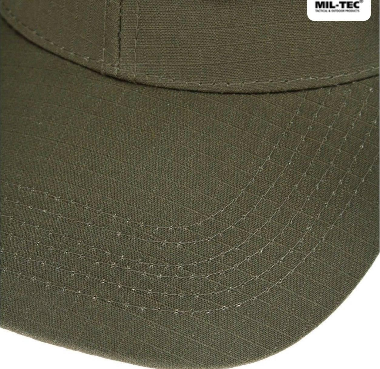 Бейсболка MIL-TEC Net Baseball Cap Olive з сіткою
