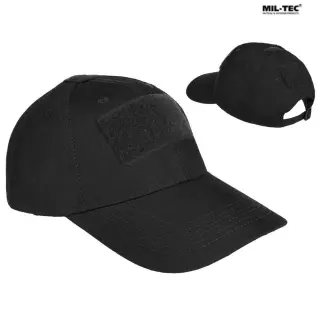 Бейсболка тактична MIL-TEC Tactical Baseball Cap Чорна