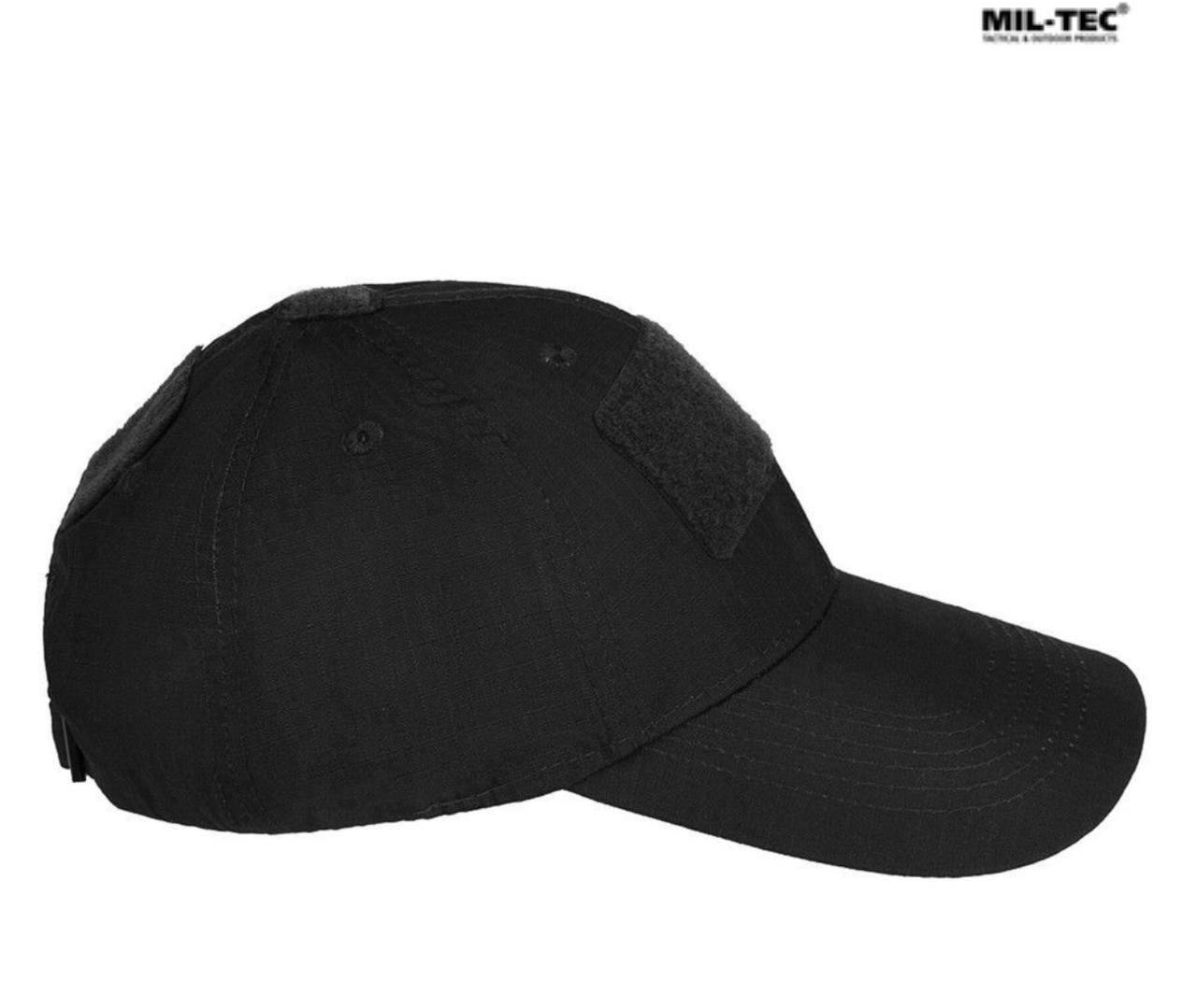 Бейсболка тактична MIL-TEC Tactical Baseball Cap Чорна