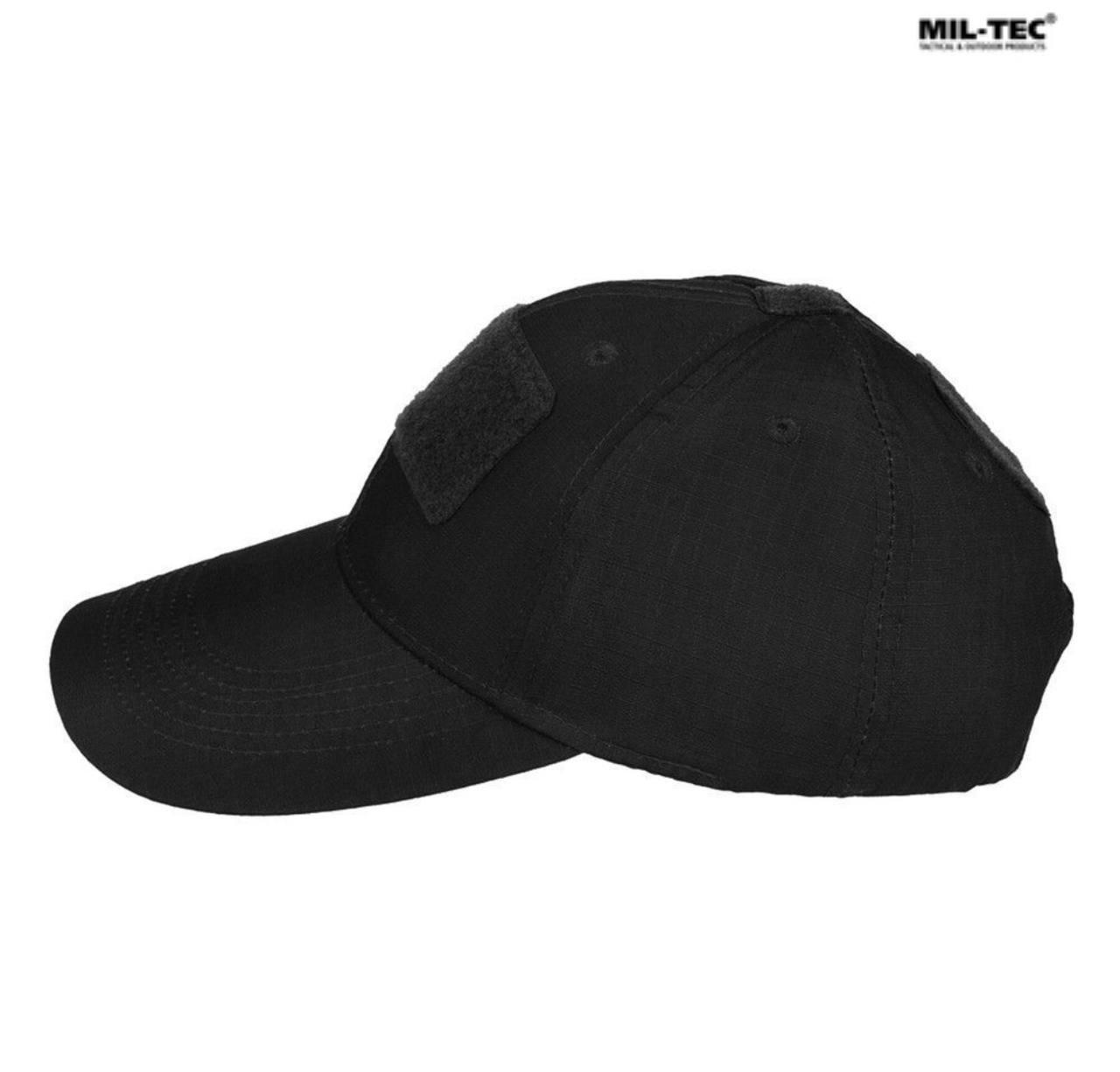 Бейсболка тактична MIL-TEC Tactical Baseball Cap Чорна
