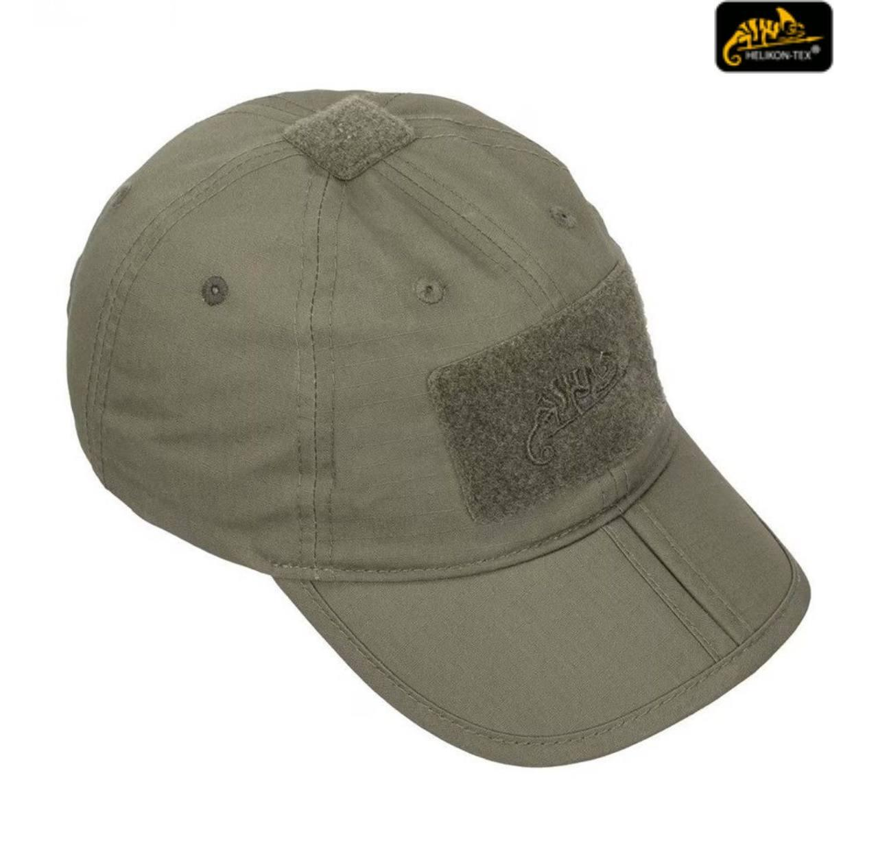 Бейсболка Helikon Folding PolyCotton Rip-Stop - Adaptive Green