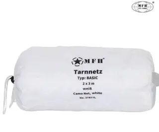 Маскувальна сітка MFH Camo Net «Basic» 2x3 м White