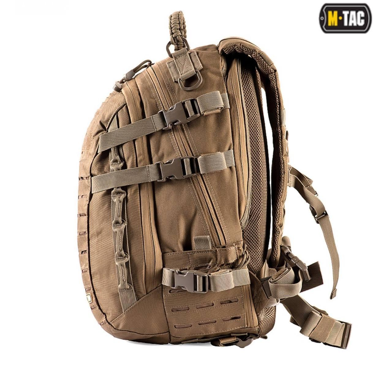 M-Tac тактичний військовий рюкзак Mission Pack Laser Cut 25L Койот - Фото 3