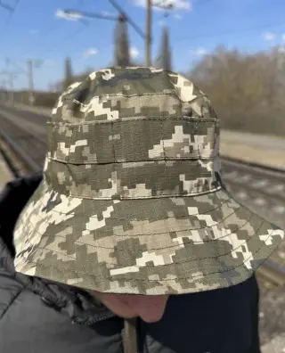 Панама тактична з широкими полями ріп-стоп піксель ММ-14