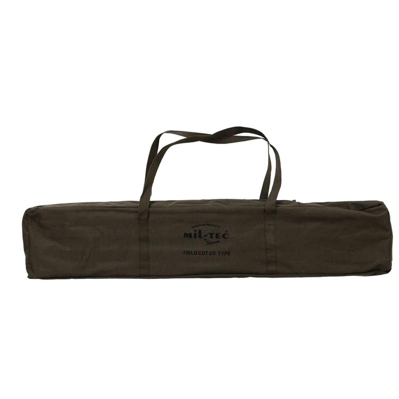 Ліжко розкладне Канадське US STYLE ALUM. FOLDING COT W. BAG Olive