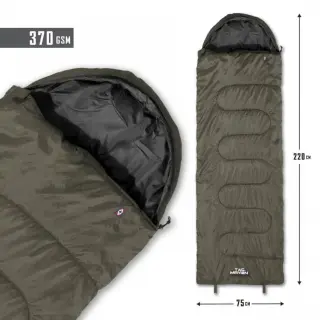 Спальний Мішок Pentagon MAJOR Темна олива 370GSM