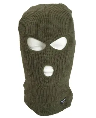 Балаклава KOPFHAUBE BALACLAVA 3-LOCH THINSULATE™OLIV. Зимова. 3М
