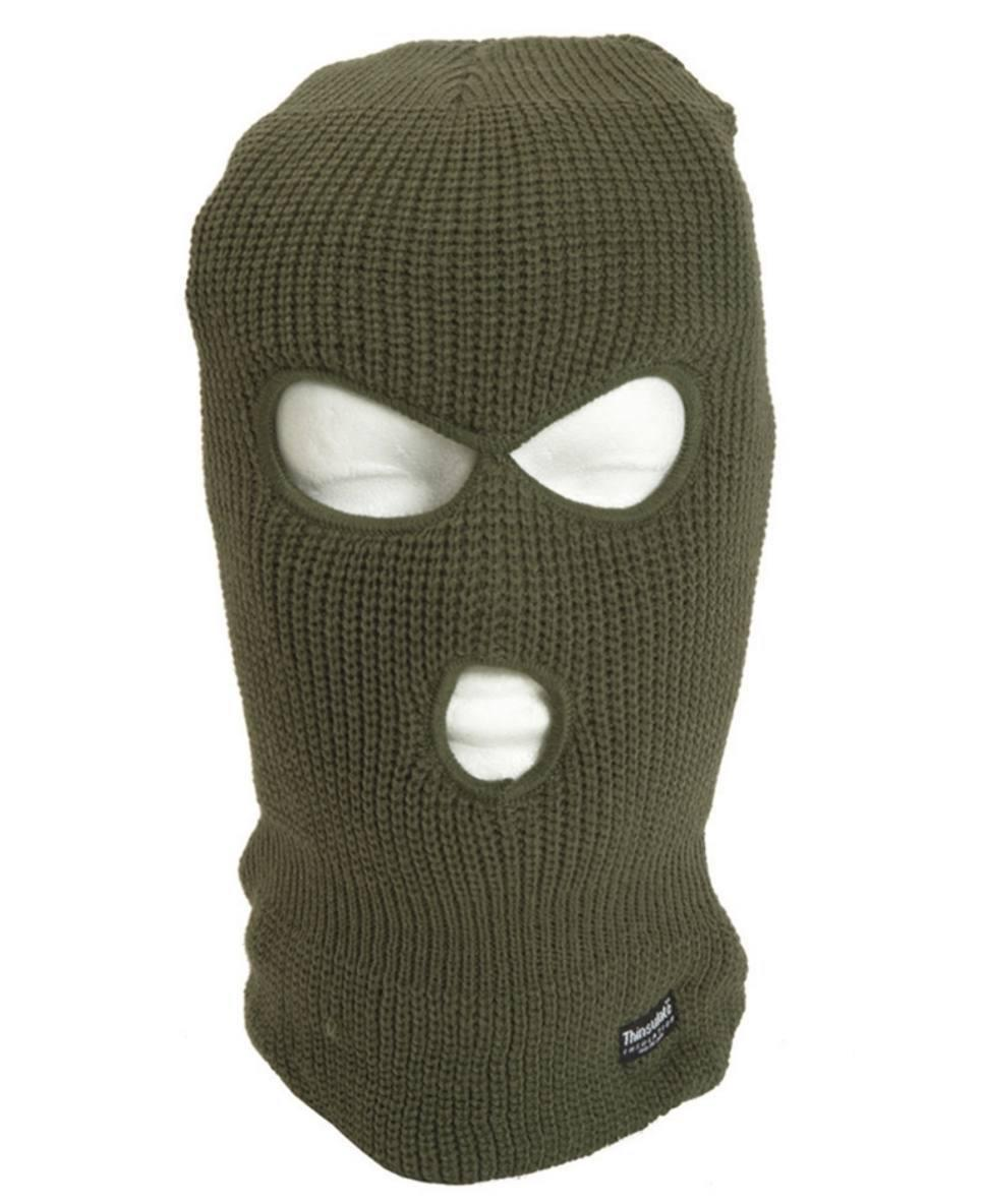 Балаклава KOPFHAUBE BALACLAVA 3-LOCH THINSULATE™OLIV. Зимова. 3М