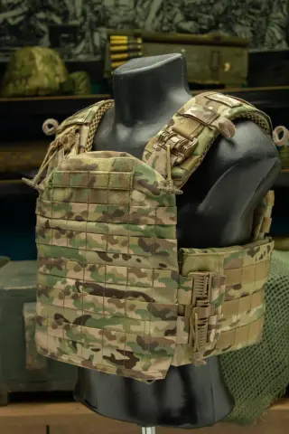 Плитоноска тактична MOD13 зі швидким скидом мультикам