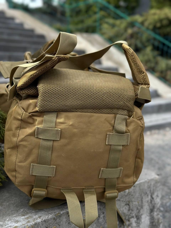 Рюкзак Койот тактичний Каркасний 80л Coyote Алюмінієва рама