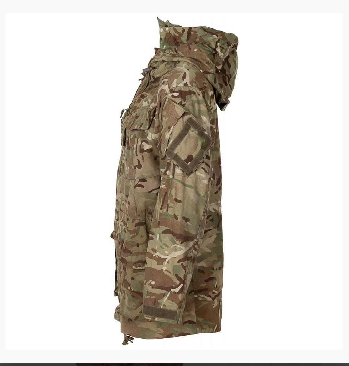 Оригінальна парка Brit. Kommandojacke "Smock", MTP tarn, winddicht, gebr.
