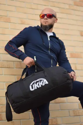Сумка спортивна UKKA чорна